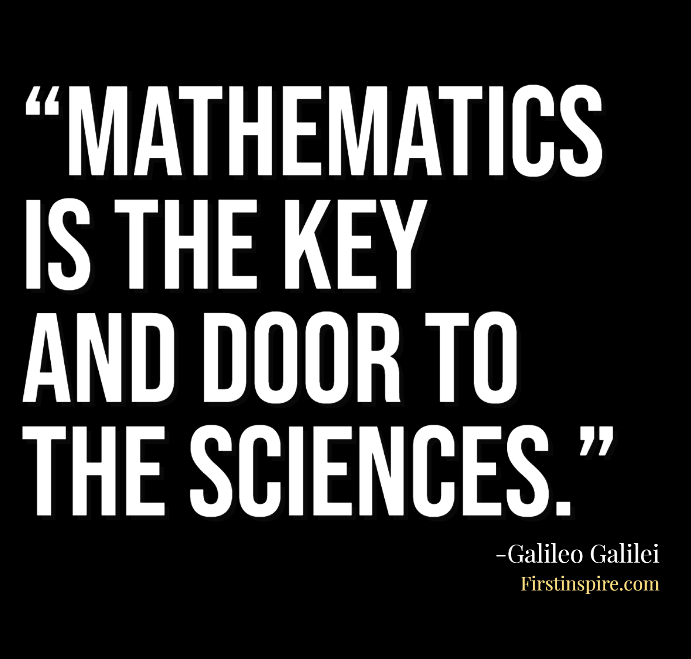 mathematics is the key and door to the sciences