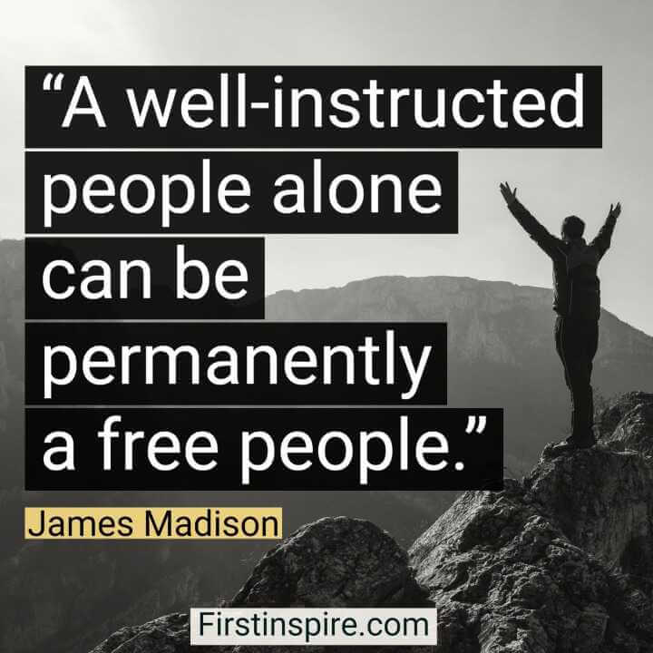 james madison quotes on freedom