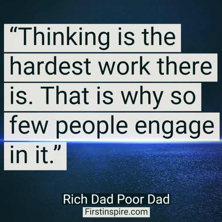 rich dad poor dad quotes on investment